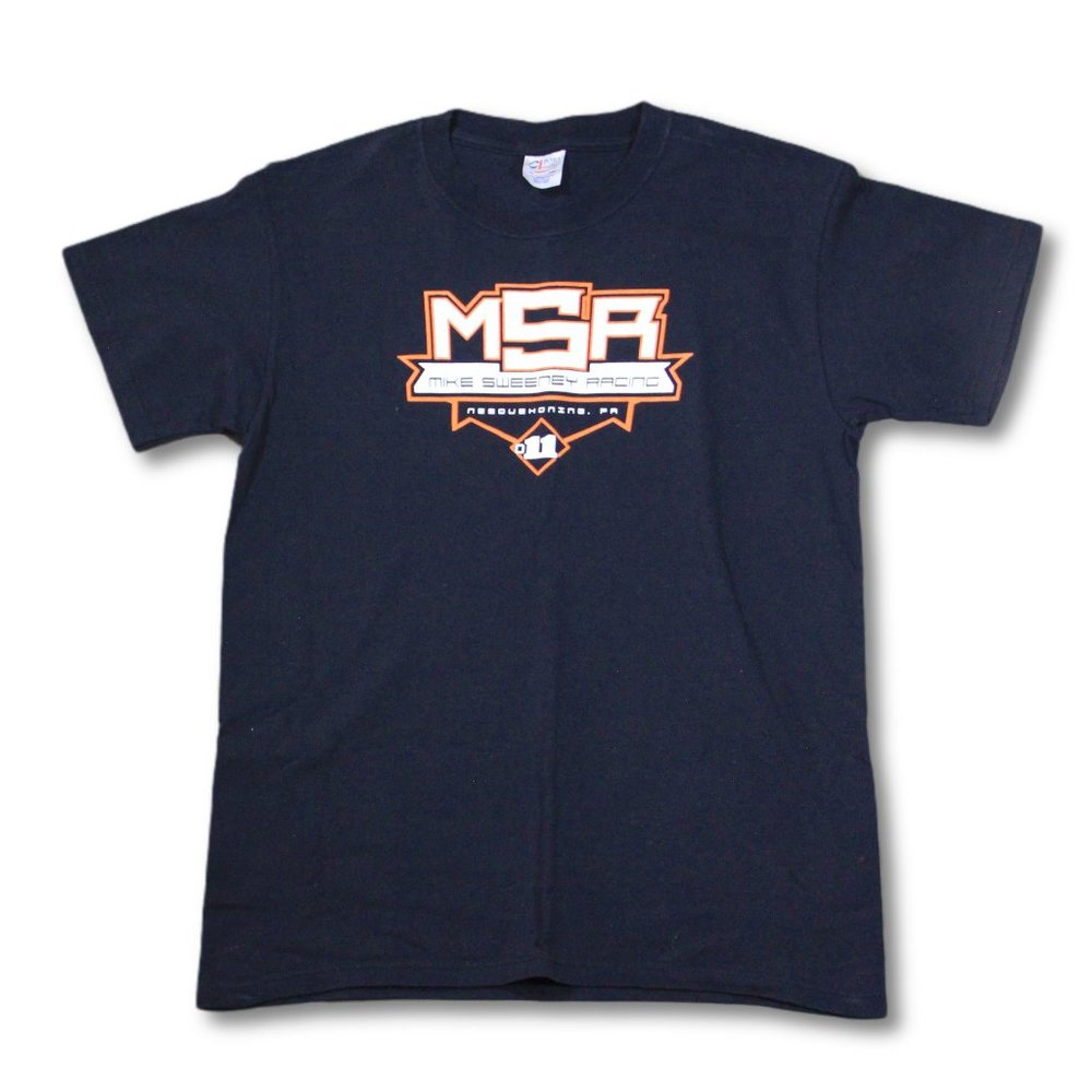 Mike Sweeney Mens Black Racing Shirt Size Large Crazy Train Victory Lane MSR